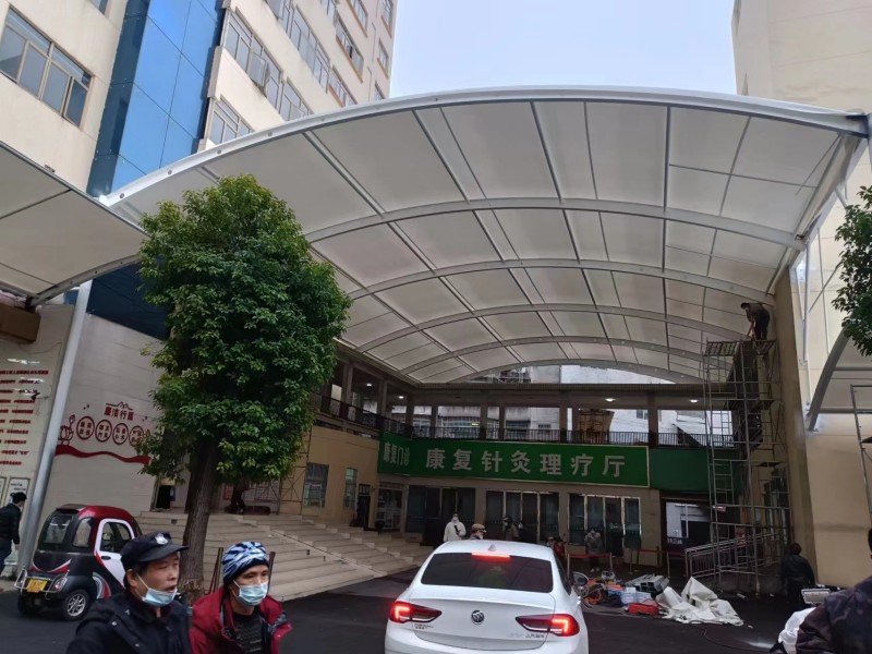 2026虎丘区膜结构车棚选哪家？源头厂家定制汽车充电桩停车棚-2